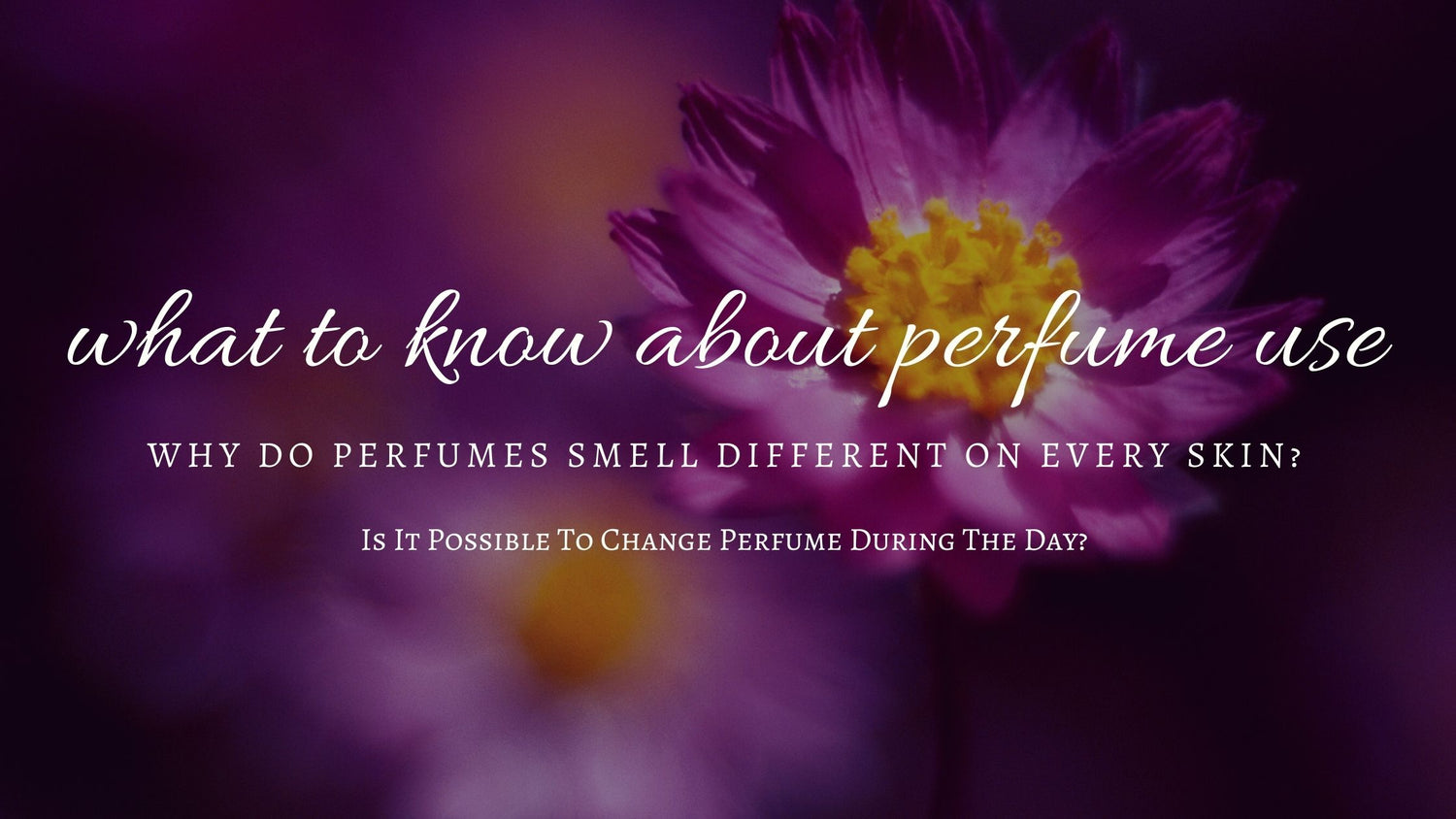 What to Know About Perfume Use