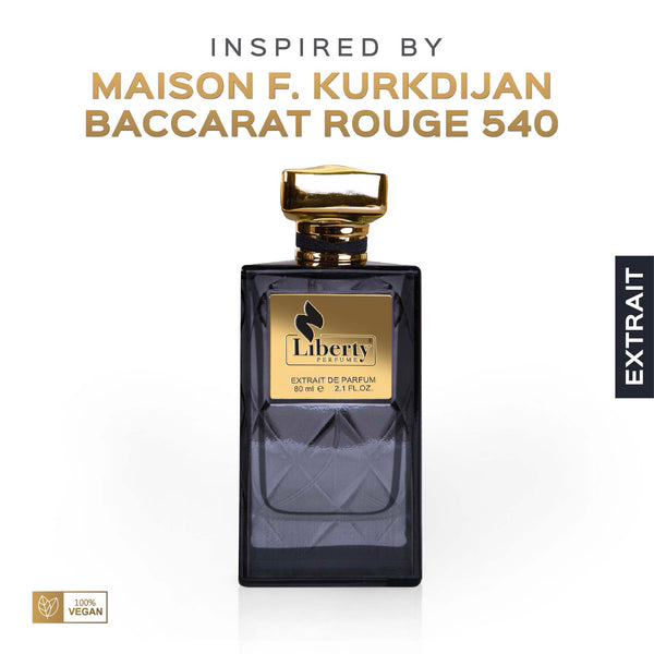 E2 Inpired By Baccarat Rouge 540 Extrait De Perfume For Unisex Fragrance - Liberty Cosmetics LLC